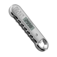 Thermomètre numérique pour barbecue avec fonction mémoire, écran LCD, étanche, en plastique, pour grillades, cuisson au four, pâtisserie, steak, dinde, confiserie