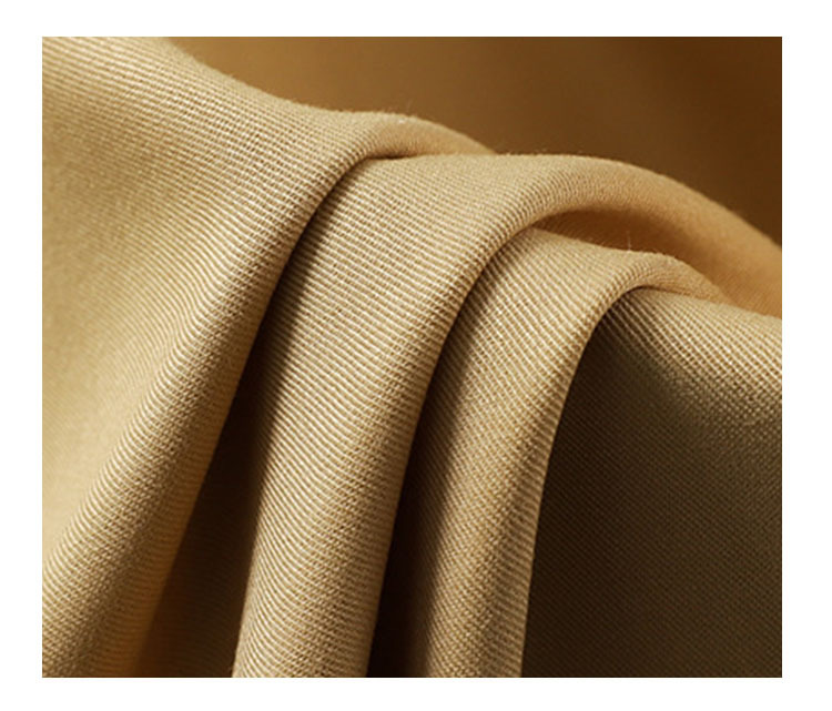 High End Bamboo Fiber Shirt Fabric Drape Diagonal Elastic Pants Fabric Professional Clothing School Uniform Shirt Fabric