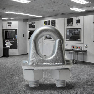 LEEMETAL Tendencia 2026 Abrazadera de Cable de Acero Galvanizado en Forma de U con Acabado de Zinc, Hebilla de 10-500mm para Uso Industrial Pesado - Product Image 2