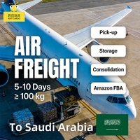 Servicio de Logística Puerta a Puerta por Vía Aérea, Agente de Envíos UPS DHL, Transitario de China a Arabia Saudita, Estados Unidos, Australia, DDP, DDU