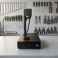 Machine de marquage laser à fibre CNC de haute précision, refroidie par air, de type banc, ActionLasers JPT Raycus Max, BMP 110/220V