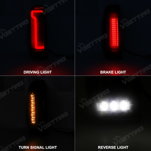 Accessoires de Pièces <span class=keywords><strong>Auto</strong></span> d'Usine Feux Arrières LED pour Nissan Navara D40 NP300 Frontier 2004 2005 - 2014, Feux Arrières de Pare-chocs DRL - Product Image 4