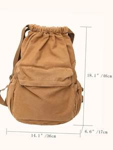 Nouvellement conçu cordon fermeture sac à dos sac à dos décontracté sac d'école Sport sac à dos - Product Image 2