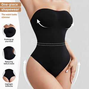 <span class=keywords><strong>Body</strong></span> <span class=keywords><strong>gainant</strong></span> sport <span class=keywords><strong>sans</strong></span> bretelles pour femme, contrôle du ventre, réduction de la taille, confort <span class=keywords><strong>sans</strong></span> couture, invisible, doux, respirant, écologique - Product Image 2