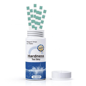 Strisce Reattive per Test Rapido della Durezza dell'Acqua, 4 Pezzi, per Acqua Potabile, Acquario, Piscina, Tester di Qualità dell'Acqua per Casa e Macchina del Caffè - Product Image 1