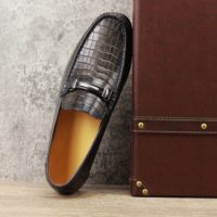 Chaussures habillées pour hommes élégantes italiennes en cuir de vache véritable Oxford avec fermeture à enfiler Nouvelle collection d'automne