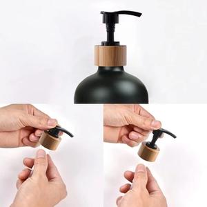 Bouteille Boston en verre avec pompe pour distributeur de savon, lotion, shampoing et désinfectant pour les mains, idéale pour la salle de bain - Product Image 5