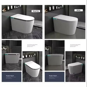 Cuvette <span class=keywords><strong>de</strong></span> <span class=keywords><strong>toilette</strong></span> intelligente, <span class=keywords><strong>toilette</strong></span> automatique, <span class=keywords><strong>toilette</strong></span> électronique, WC monobloc, <span class=keywords><strong>toilette</strong></span> en céramique à poser au sol, salle <span class=keywords><strong>de</strong></span> bain - Product Image 4