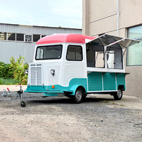 Carrito de Café Wetruth, Remolque de Café Móvil, Carrito Eléctrico para Restaurante, Remolque de Comida para Catering, Camiones de Comida Multifuncionales para Negocios