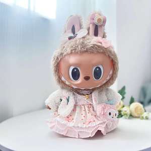 Vêtements pour poupée Labubu de 38 cm, vêtements en vinyle pour poupée en peluche, remplacement de vêtements pour poupée Labubu, jupe de style Han Dynasty pour poupée - Product Image 2