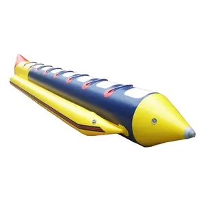 Надувная Банановая лодка десять мест буксируемая лодка для аквапарка - Product Image 1