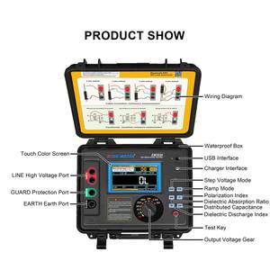 Testador Digital de Resistência de Isolamento de Alta Tensão Megôhmetro ETCR EM3520 5kV 10kV 15kV - Product Image 6
