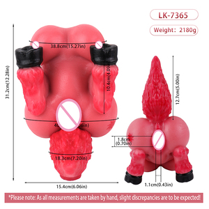 LUUK Pelziger Zentaur Silikon-Masturbator für Männer, Pferdehuf-Form, Taschenmuschi, Erwachsenen-Onahole, Enge Vagina, Po, Männer-Stroker, Sexspielzeug - Product Image 2