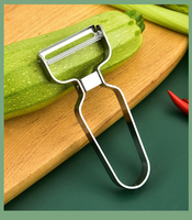 Éplucheur en acier inoxydable bon marché et utile pour éplucher les fruits et légumes de cuisine meilleure pomme de terre, carotte, concombre, pomme agrume