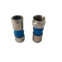 Adaptador de RF de conector coaxial macho Squeeze de buena calidad de suministro de fabricante a bajo precio