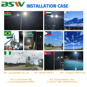 Lampione Stradale a <span class=keywords><strong>LED</strong></span> Solare Tutto in Uno da 10W 30W 60W 90W 120W Intelligente con <span class=keywords><strong>Pannello</strong></span> Solare e Batteria Integrati, Certificazione IP67 per Applicazioni Stradali - Product Image 5