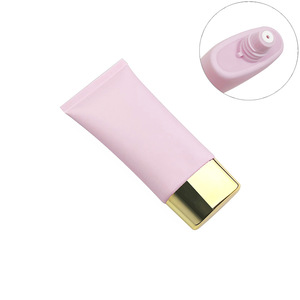 80g 80ml Frosted Pink Plastic Squeeze Cosmetic Tube <b>Sunscreen</b> Facial Cleanser Empty Tube Electroplated Gold Silver Screw Cap - Product Image 6