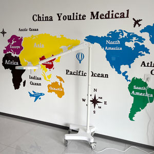 Lampu LED bedah vertikal peralatan rumah sakit lampu teater operasi seluler portabel dokter hewan - Product Image 5