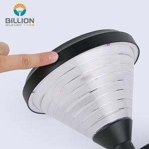 إضاءة جدارية خارجية بسيطة التصميم من الألومنيوم والبلاستيك، مقاومة للماء، تعمل بالطاقة الشمسية للحدائق - Product Image 3