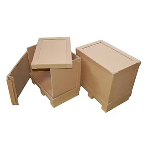 Биоразлагаемая бумажная сотовая коробка с высокой загрузкой, сделано в Китае