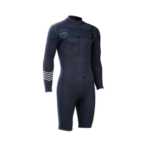 Aztron K1 3/2มม. นีโอพรีนสำหรับเล่นเซิร์ฟชุดว่ายน้ำนีโอพรีนแบบสั้นซิปหน้าอกสำหรับผู้ใหญ่ - Product Image 1