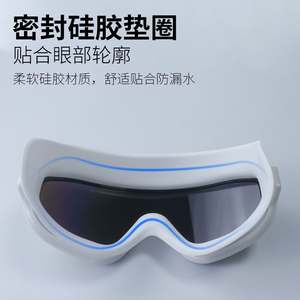 Lunettes de natation de type D pour adultes, anti-buée, étanches, avec verres en PC, grande monture, haute définition, protection UV, ajustement universel - Product Image 3