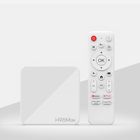 Decodificador Android 14 H96 MAX 2GB 16GB 2026 de Fábrica, TV Box RK3518 4K 5G WIFI Smart TV Box con Control Remoto por Voz BT y TV Stick