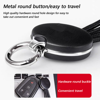 Câble USB 3-en-1 tressé avec logo personnalisé, charge rapide 5A, type-C, porte-clés, cadeau promotionnel d'entreprise