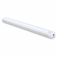 Lampu Kabinet Kristal LED Modern 50CM dengan Sensor Gerak, Dapat Diisi Ulang, 3500K Putih Hangat, Magnetik, Dapat Diredupkan, CRI Tinggi 80, untuk Lemari Pakaian