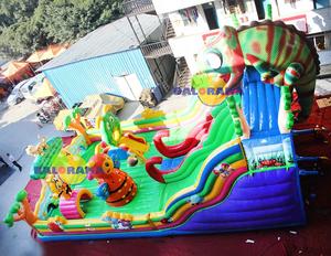 Phổ biến nhất 15x8x7m <span class=keywords><strong>Jolly</strong></span> Forest Inflatable Castle cho sân chơi - Product Image 2