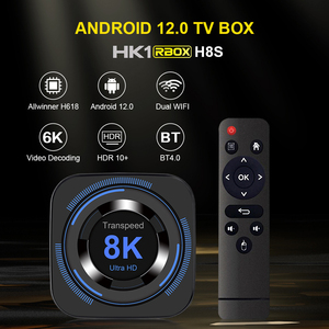 מקלט טלוויזיה דיגיטלי DVB T2 באיכות גבוהה 1080P Full HD מדגם <span class=keywords><strong>Transpeed</strong></span> H618 עם מערכת הפעלה אנדרואיד 12 וארבע ליבות, במחיר מפעל. - Product Image 2