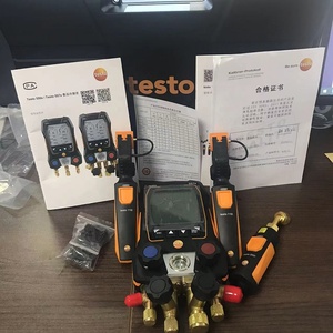 Original Tes-to 557s Smart Vacuum Kit 0564 5571 01 Digital Manifold With Wireless and <b>Clamp</b> Temperature Probes OEM Testo Text 55 - Product Image 2