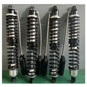 再構築窒素ショック10〜18トラベルフロントおよびリアリモートリザーバー2.5リザーバーCoiloverショック-デュアルレート