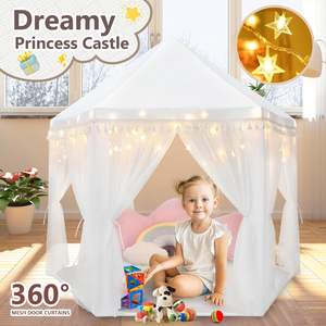 Tente de jeu princesse blanche grande taille, château pour enfants, tente de jeu extérieure pour filles, décoration de chambre - Product Image 3