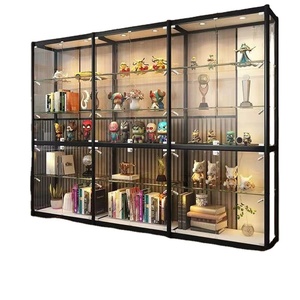 Toz geçirmez küçük ev şeffaf cam kapı kolu ve tokmağı vitrin hediye raf Model vitrinin - Product Image 6