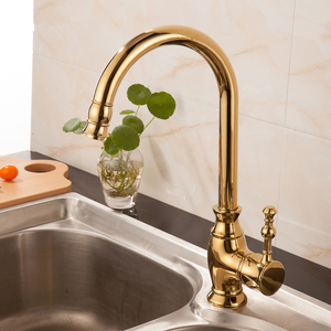 Золотые смесители для кухни кран для воды кухонный кран - Product Image 3