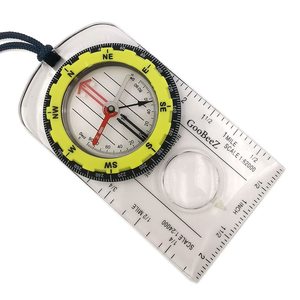 Vente chaude de haute qualité carte plaque de base <span class=keywords><strong>boussole</strong></span> avec déclinaison réglable clinomètre loupe pour randonnée randonnée Camp - Product Image 6