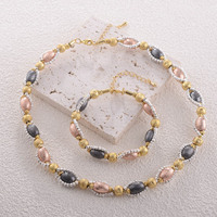 Kinnear mariée luxe dubaï véritable or argent plaqué ensemble de bijoux coûteux érythrée collier mode 4 couleurs Olive ensembles de bijoux