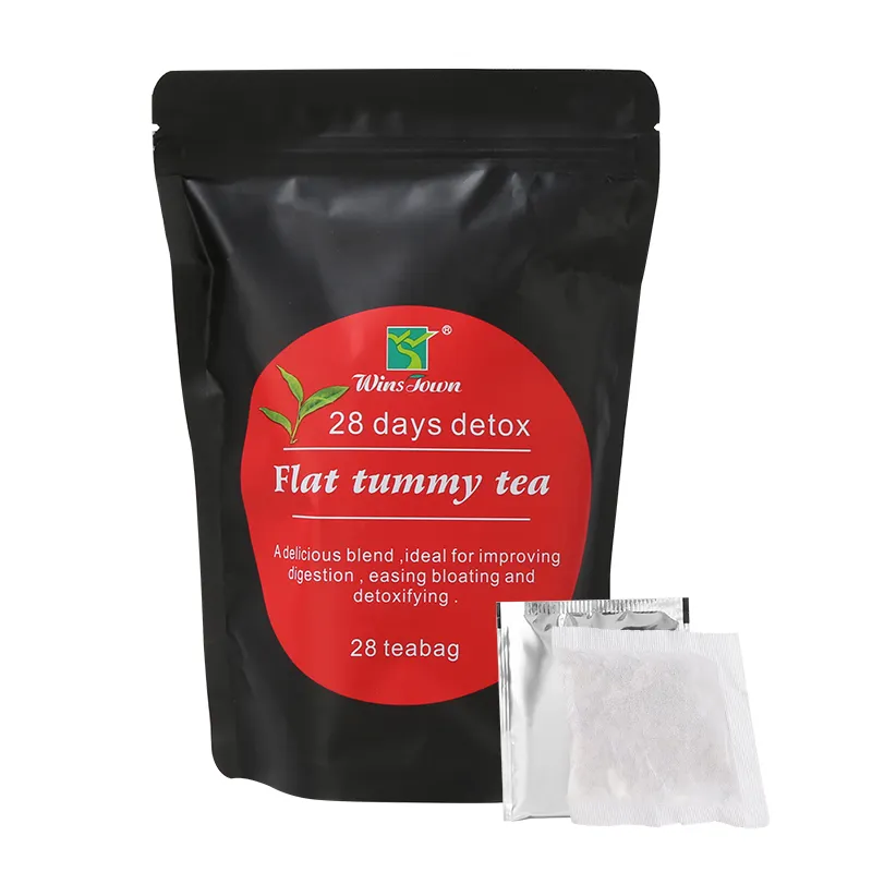 Özel etiket en iyi 28 gün zayıflama çayı çanta bitkisel doğal düz karın Fit detoks çayı zayıflama çayı
