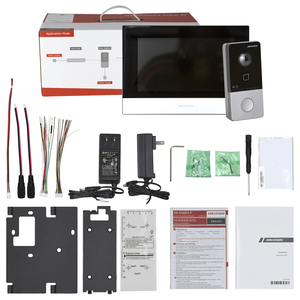 ชุดอุปกรณ์วิดีโออินเตอร์คอม IP รุ่น Hik Original DS-KIS603-P(C) สำหรับ<span class=keywords><strong>บ้าน</strong></span>และวิลล่า - Product Image 2