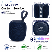 Altavoces Inalámbricos Portátiles OEM con Marca Personalizada, Cuerpo Redondeado, Asa de Transporte y Sonido de Alta Fidelidad para Regalos Empresariales