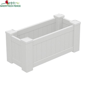 Pequeña caja de macetas de vinilo de PVC portátil para el cultivo de flores y trinos - Product Image 2