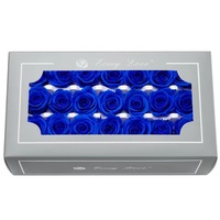 BLH meilleure qualité 21 pièces 2-3cm Roses conservées fleurs et plantes décoratives cadeaux de la fête des mères et de la Saint-Valentin
