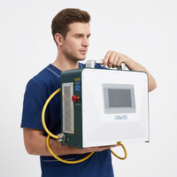 Soudeuse laser portable QCW en forme de mallette, équipement de soudage à impulsions compact pour la production de lettres et enseignes publicitaires extérieures