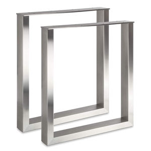 Bàn Khung Hiện Đại Sang Trọng Bàn Văn Phòng Băng Ghế Dự Bị Ăn Uống Cà Phê Ăn Uống Đồ Nội Thất Kim Loại Chải Bàn Thép Không Gỉ Chân Cho Bảng - Product Image 4