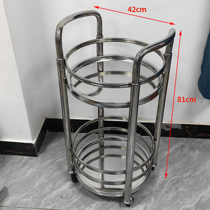 Hôtel <span class=keywords><strong>de</strong></span> luxe chambre buffet <span class=keywords><strong>chariot</strong></span> 2 niveaux en acier inoxydable <span class=keywords><strong>design</strong></span> <span class=keywords><strong>de</strong></span> luxe dessert <span class=keywords><strong>service</strong></span> alimentaire boissons café thé <span class=keywords><strong>chariot</strong></span> <span class=keywords><strong>chariot</strong></span> - Product Image 6
