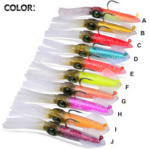 Gonne di calamaro morbido <span class=keywords><strong>esca</strong></span> 35.5g 47g <span class=keywords><strong>pesca</strong></span> al polpo barca <span class=keywords><strong>pesca</strong></span> in <span class=keywords><strong>mare</strong></span> in PVC gomma <span class=keywords><strong>artificiale</strong></span> <span class=keywords><strong>esca</strong></span> morbida traina Leurre - Product Image 5
