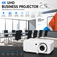 Projecteur laser Optoma JEV9012 4K UHD 4500 lumens pour salle de réunion dirigeante avec réglage des quatre coins et technologie Duracore