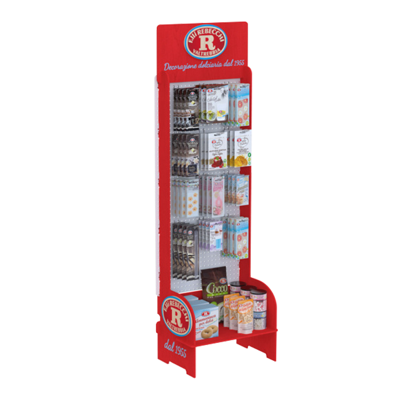Apache Customizable Modern Plywood Floor Standing for Shoe Display Rack Wooden with Replaceable Logo for Store Display — view 5