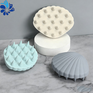 Cepillo de baño de silicona con forma ovalada, herramienta de ducha para limpieza corporal y masaje suave de la piel, para uso en seco y húmedo - Product Image 2